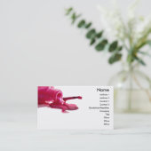 Nagellack-Visitenkarte Visitenkarte (Stehend Vorderseite)