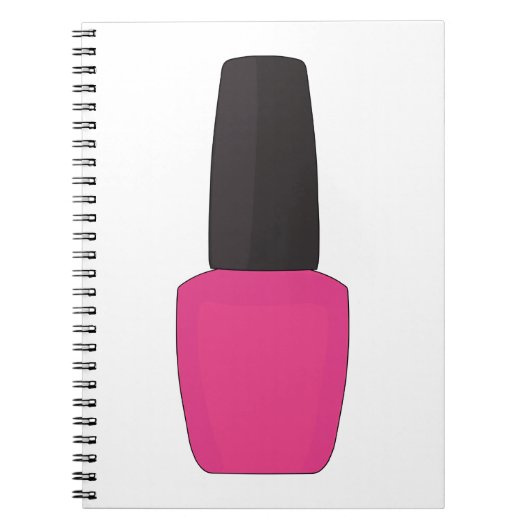 Nagellackflasche Notizblock (Vorderseite)