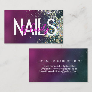 Nagellackstudio Designer Galaxy Art Visitenkarte