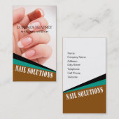 Nagellösungen - Manicure Pedicure Wellness-Center  Visitenkarte (Vorne/Hinten)