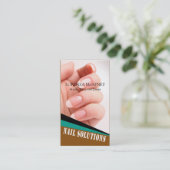 Nagellösungen - Manicure Pedicure Wellness-Center  Visitenkarte (Stehend Vorderseite)