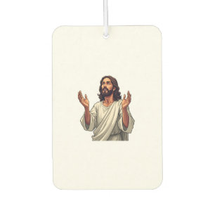 Nagelmal Jesus Vintage-Flaube Gravur Tee 2 Autolufterfrischer