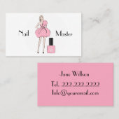 Nagelmeister Visitenkarte (Vorne/Hinten)