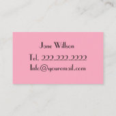 Nagelmeister Visitenkarte (Rückseite)