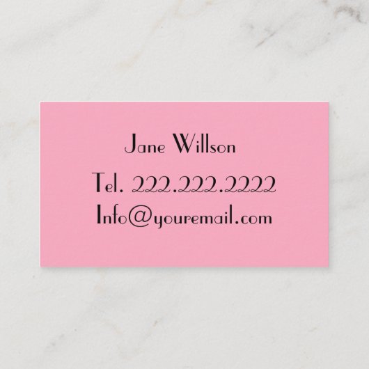 Nagelmeister Visitenkarte (Rückseite)