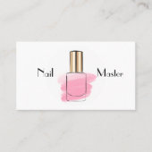 Nagelmeister Visitenkarte (Vorderseite)