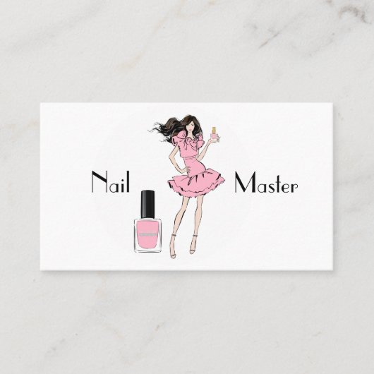 Nagelmeister Visitenkarte (Vorderseite)