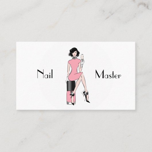 Nagelmeister Visitenkarte (Vorderseite)