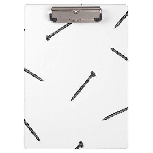 Nagelmuster Klemmbrett (Vorderseite)