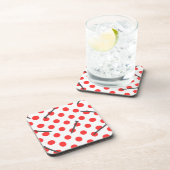 Nagelmuster mit Punkten Untersetzer (Rechte Seite)