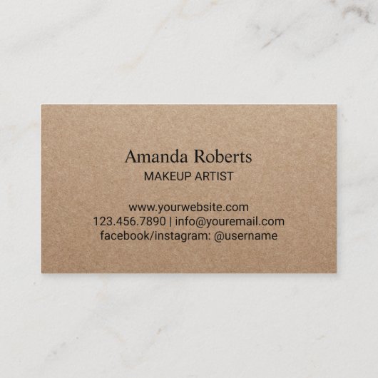 Nageln Sie Salon-Maskenbildner-Maniküristen Treuekarte (Rückseite)