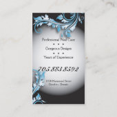 Nageln Sie Techniker-Geschäfts-Karten-mutiges Visitenkarte (Rückseite)