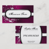 Nageln Sie Techniker-Visitenkarte-mutiges mit Visitenkarte (Vorne/Hinten)