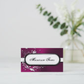 Nageln Sie Techniker-Visitenkarte-mutiges mit Visitenkarte (Stehend Vorderseite)