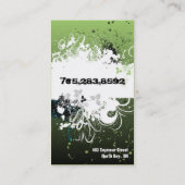 Nageln Sie Visitenkarte (Rückseite)