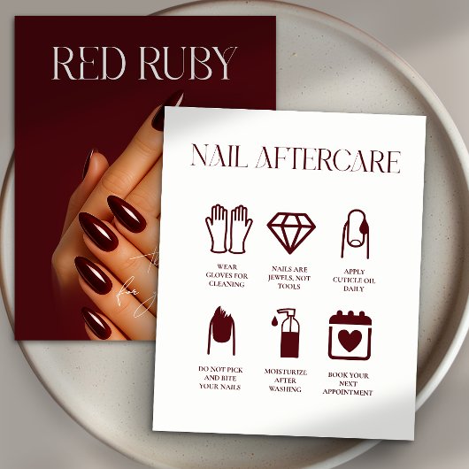 Nagelnachbehandlungsflyer Flyer