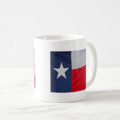 Nagelneue Texas-Flagge Kaffeetasse (VorderseiteRechts)