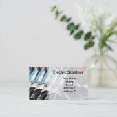 Nagelneue umweltfreundliche elektrische Roller Visitenkarte (Stehend Vorderseite)