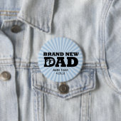 Nagelneuer Vater-personalisierter Knopf Button (Beispiel)