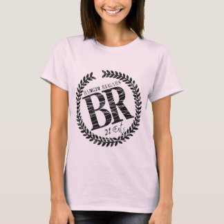 Nagelneues "BR" Logo-T-Shirt (Rosa) T-Shirt