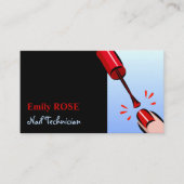 Nagelpolin, Nageltechniker Visitenkarte (Vorderseite)