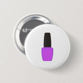 Nagelpolnische Flasche Button (Vorne & Hinten)