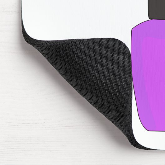 Nagelpolnische Flasche Mousepad (Ecke)