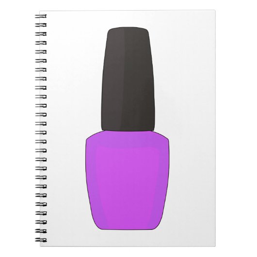 Nagelpolnische Flasche Notizblock (Vorderseite)