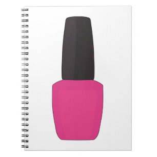 Nagelpolnische Flasche Notizblock