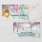 Nagelpolnische Verschüttung | Bokeh-Glamour Treuekarte (Vorne/Hinten)