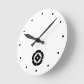 Nagelpuller Runde Wanduhr (Winkel)