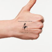 Nagelsalon Covid Temperatur geräumt Eintritt Gummistempel