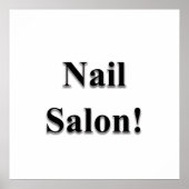 Nagelsalon Poster Matt (Vorne)