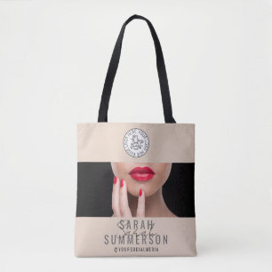 Nagelsalon Studio Logo Social Media Tasche