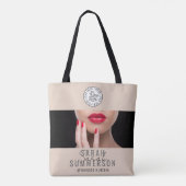 Nagelsalon Studio Logo Social Media Tasche (Rückseite)