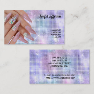 Nagelsalon Visitenkarte Treuekarte