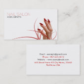 Nagelsalon-Visitenkarte Visitenkarte (Vorne/Hinten)