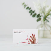 Nagelsalon-Visitenkarte Visitenkarte (Stehend Vorderseite)