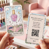 Nagelstudio Lilac Celestial Tarot Visitenkarte