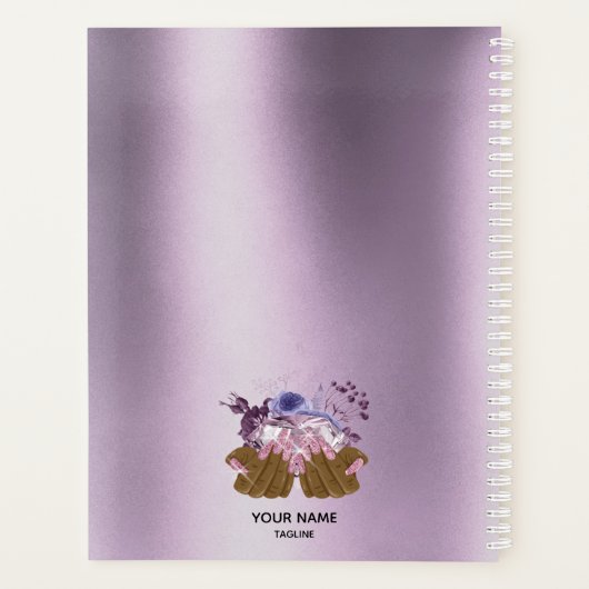 Nagelstudio Terminbuch Hand Nägel Techniker Planer (Rückseite)