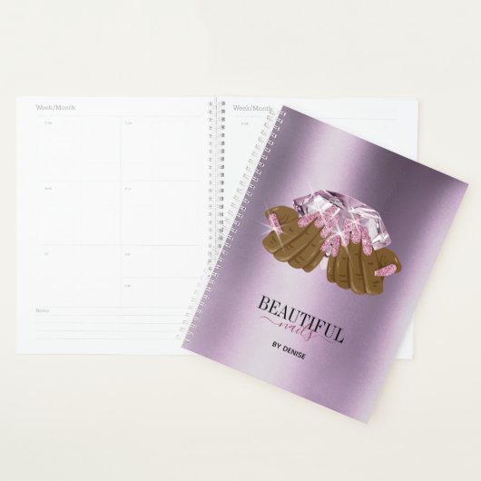 Nagelstudio Terminbuch Hand Nägel Techniker Planer (Anzeige)