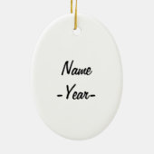 Nageltech-Geschenk - Nagellack Keramik Ornament (Hinten)