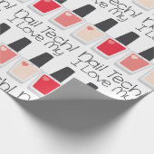 Nageltechnik Geschenkpapier (Ecke)