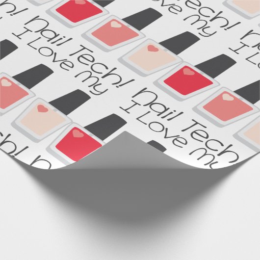 Nageltechnik Geschenkpapier (Ecke)