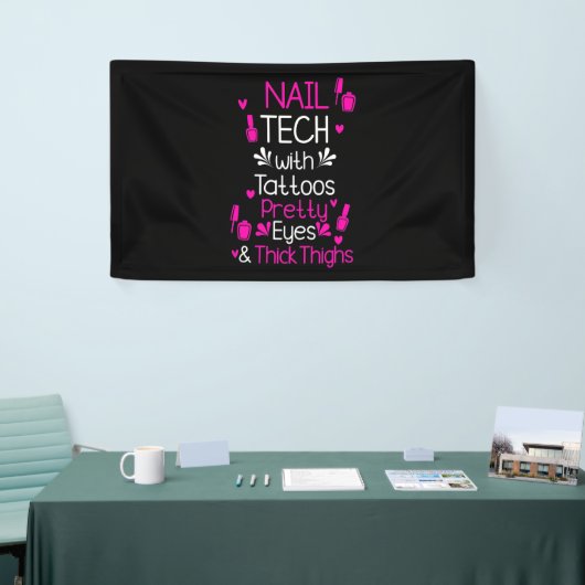 Nageltechnik mit Tattoos Banner (Messeveranstaltung)