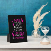 Nageltechnik mit Tattoos Fotoplatte (Seite)