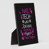 Nageltechnik mit Tattoos Fotoplatte (Seite)