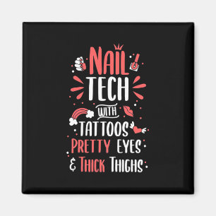 Nageltechnik mit Tattoos Magnet