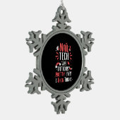 Nageltechnik mit Tattoos Schneeflocken Zinn-Ornament (Links)