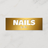 Nageltechniker Google Maps QR Mini Visitenkarte (Vorderseite)